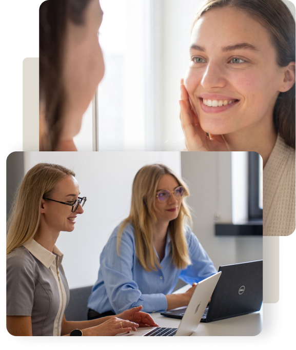 Dermatology team and online consultations